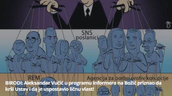 Vučić nastupio kao premijer